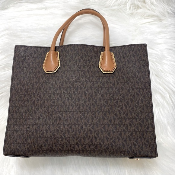 Michael Kors Studio Large Mercer Gold/Brown purse - Picture 2 of 16